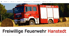 Desktop Screenshot of feuerwehr-hanstedt.de